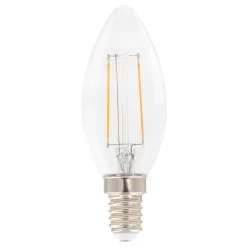 Airam Filament LED Kronljus E14, 2700K 250lm 2,5W Dimmable