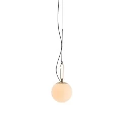 Artemide NH 22 Plafondlamp, Messing / Zwart