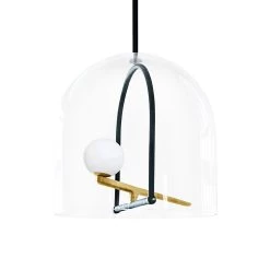 Artemide Yanzi S Hanglamp, Zwart / Messing