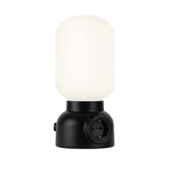 Plug Table Lamp, Black