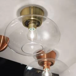 Belid Bullo Plafondinbouwlamp 270 Mm, Messing -Het tijdperk van Lamp. belid bullo ceiling lamp ip21 7