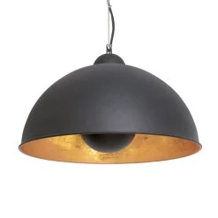 By Rydens Captain Pendant, Black/Gold