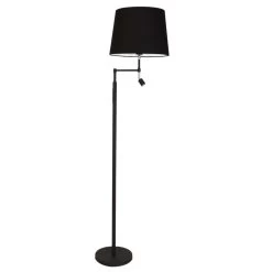 By Rydens Orlando Floor Lamp, Sand Black/Black