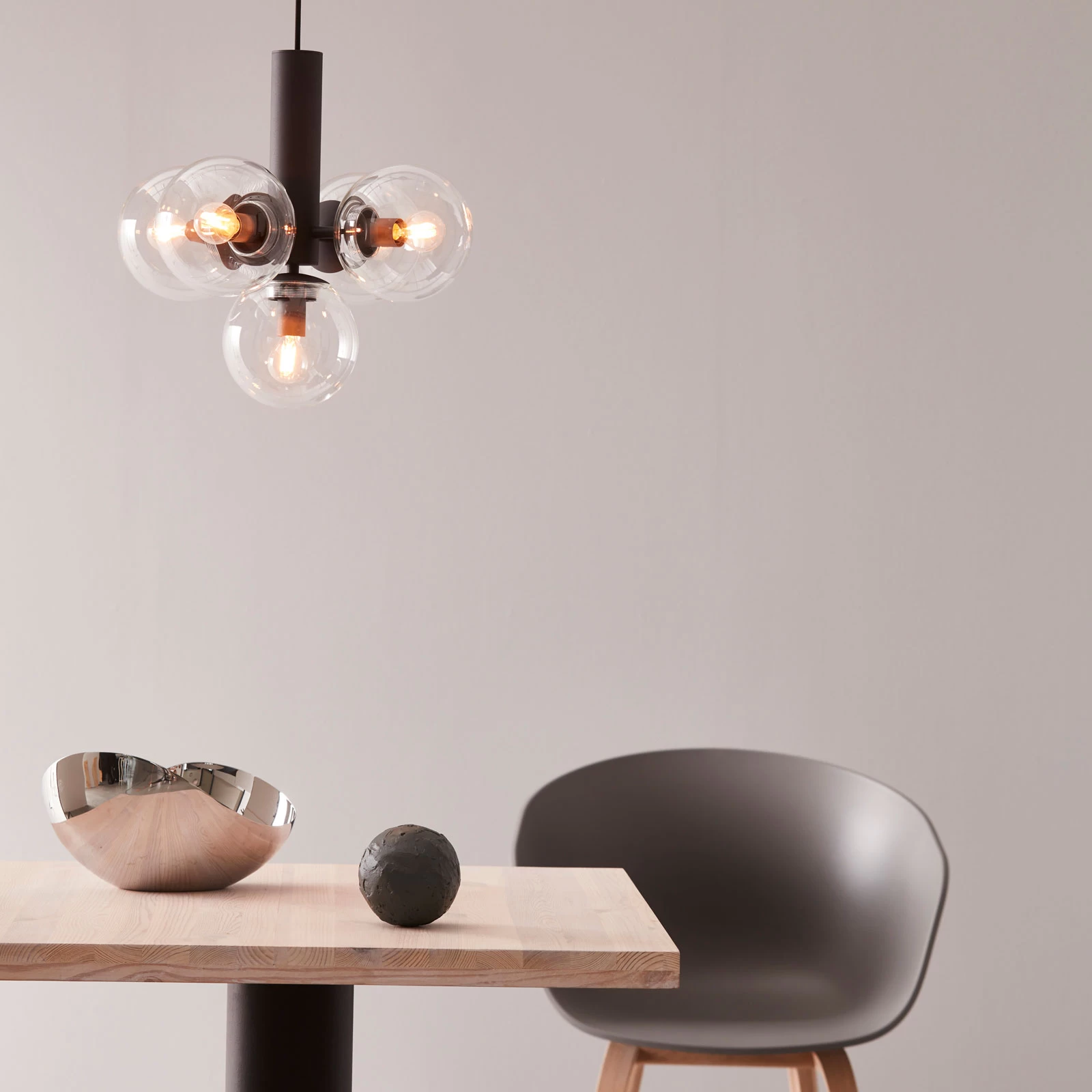 Avenue 43 Pendant, Nickel/Smoked 2 Avenue 43 Pendant, Nickel/Smoked - Afbeelding 2