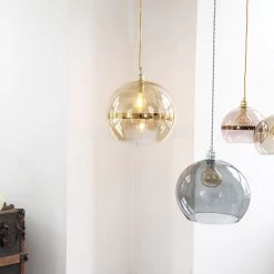 Rowan Pendant Ø39 Cm, Clear/Brass 4 Rowan Pendant Ø39 Cm, Clear/Brass -Het tijdperk van Lamp. ebb flow rowan pendant 39 cm 9