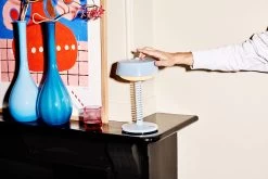 Fatboy® Bellboy Anthracite Tafellamp, Polypropyleen Draagbaar Jet Blue -Het tijdperk van Lamp. fatboy bellboy draagbaar tafellamp 25