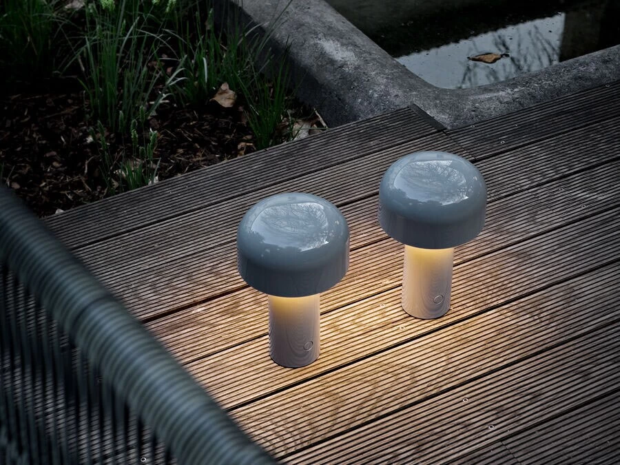 Flos Bellhop Tafellamp Draagbaar, Grijs 4 Flos Bellhop Tafellamp Draagbaar, Grijs - Afbeelding 4