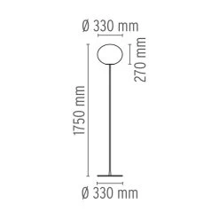 Flos Glo-Ball F2 Floor Lamp -Het tijdperk van Lamp. flos glo ball f2 floor lamp 6