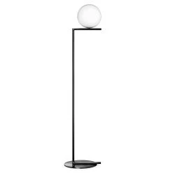 Flos IC Lights F1 Vloerlamp, Zwart