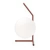 Flos IC Lights Table 1 Low, Burgundy Red