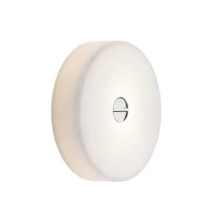 Flos Mini Button Ceiling/Wall Lamp, Glass