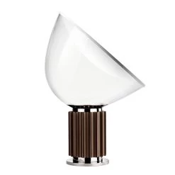 Flos Taccia LED Table Lamp, Bronze/White