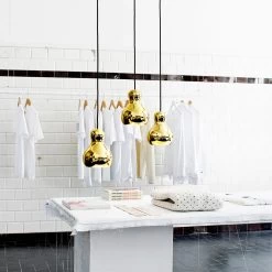 Fritz Hansen Calabash Pendant P1, 3 M Cord, Gold -Het tijdperk van Lamp. fritz hansen calabash pendant p1 3 m cord 12