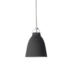 Fritz Hansen Caravaggio Pendant P1 3m Cord, Matt Black