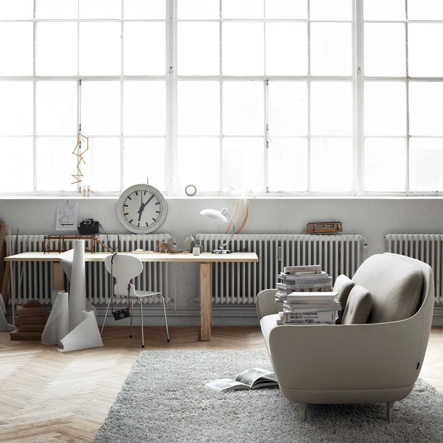 Fritz Hansen Kaiser Idell 6631-T Table Lamp, Matte Black 2 Fritz Hansen Kaiser Idell 6631-T Table Lamp, Matte Black - Afbeelding 2