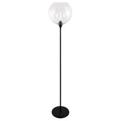Globen Lighting Bowl Floor Lamp, Clear