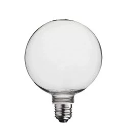 Globen Lighting E126 E27 Globe Clear Dimmable Without Light Source, 125 Mm