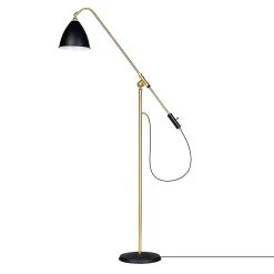 Gubi Bestlite BL4 M Floor Lamp, Brass/Black