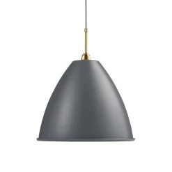 Gubi Bestlite BL9 L Pendant, Brass/Grey