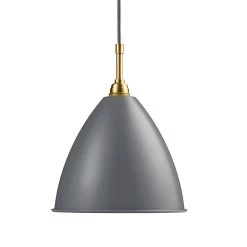Gubi Bestlite BL9 M Pendant, Brass/Grey