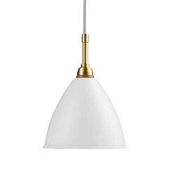 Gubi Bestlite BL9 S Pendant, Brass/White