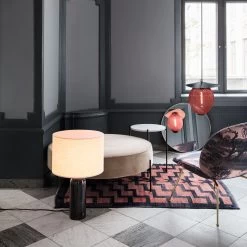 Gubi Gravity Tafellamp Groot, Zwart Marmer / Wit -Het tijdperk van Lamp. gubi gravity table lamp large black marble 16