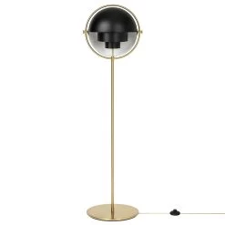 Gubi Multi-Lite Vloerlamp, Messing/Zwart
