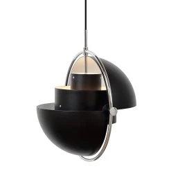 Gubi Multi-Lite Hanglamp 36 Cm, Chroom / Zwart Zijdemat -Het tijdperk van Lamp. gubi multi lite hanglamp 36 cm 82