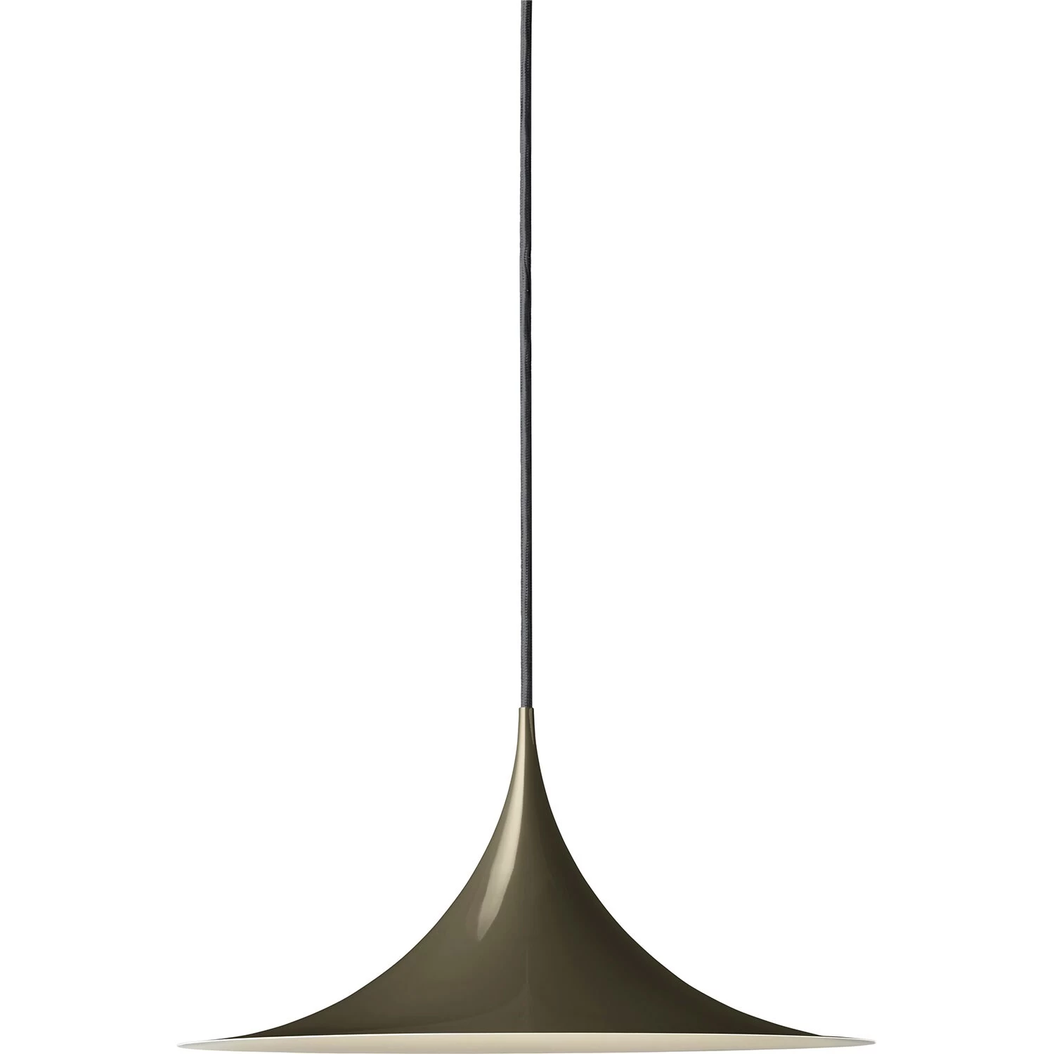 Gubi Semi Hanglamp Ø 30 Cm, Glossy Dark Cocoa 1 Gubi Semi Hanglamp Ø 30 Cm, Glossy Dark Cocoa