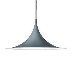 Het tijdperk van Lamp. 32 Gubi Semi Hanglamp Ø 47 Cm, Antraciet