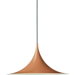 Het tijdperk van Lamp. 40 Gubi Semi Hanglamp Ø 47 Cm, Glossy Roasted Pumpkin