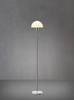 Herstal Vienda Vloerlamp, Chroom / Opaal -Het tijdperk van Lamp. herstal vienda vloerlamp wit 6