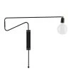 House Doctor Swing Wandlamp 70 Cm, Zwart