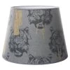 Coco Tiger Lampenkap Grijs H19 Cm