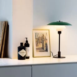 Louis Poulsen PH 3½-2½ Tafellamp, Groen -Het tijdperk van Lamp. louis poulsen ph 3 2 table lamp 11