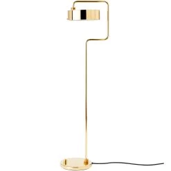 Petite Machine Vloerlamp, Gepolijst Messing