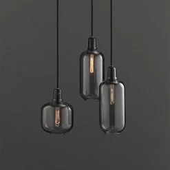 Normann Copenhagen Amp Hanglamp Klein, Goud/Grijs Marmer -Het tijdperk van Lamp. normann copenhagen amp pendant small 2