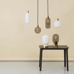 Normann Copenhagen Amp Hanglamp Klein, Goud/Grijs Marmer -Het tijdperk van Lamp. normann copenhagen amp pendant small 4
