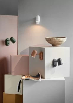 Northern Buddy Wall Lamp, Dark Grey -Het tijdperk van Lamp. northern buddy wall lamp off white 6