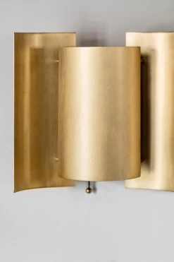 Northern Butterfly Wandlamp, Geborsteld Messing -Het tijdperk van Lamp. northern butterfly wall mounted lamp 13