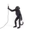 Seletti Monkey Lamp Buiten Staand, Zwart