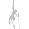 Seletti Monkey Lamp Met Touw, Wit