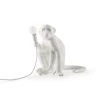 Seletti Monkey Lamp Zittend, Wit