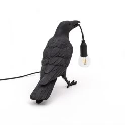 Seletti Vogel Lamp Wachtend, Zwart -Het tijdperk van Lamp. seletti vogel lamp wachtend zwart 7