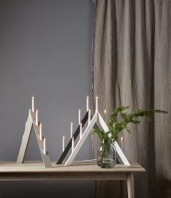 Star Trading Arrow Candlestick, Beige -Het tijdperk van Lamp. star trading arrow candlestick 13
