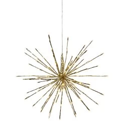 Star Trading Firework Hanging Decoration 60 Cm, Gold