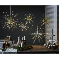 Star Trading Firework Hanging Decoration 60 Cm, Gold -Het tijdperk van Lamp. star trading firework hanging decoration 60cm 8