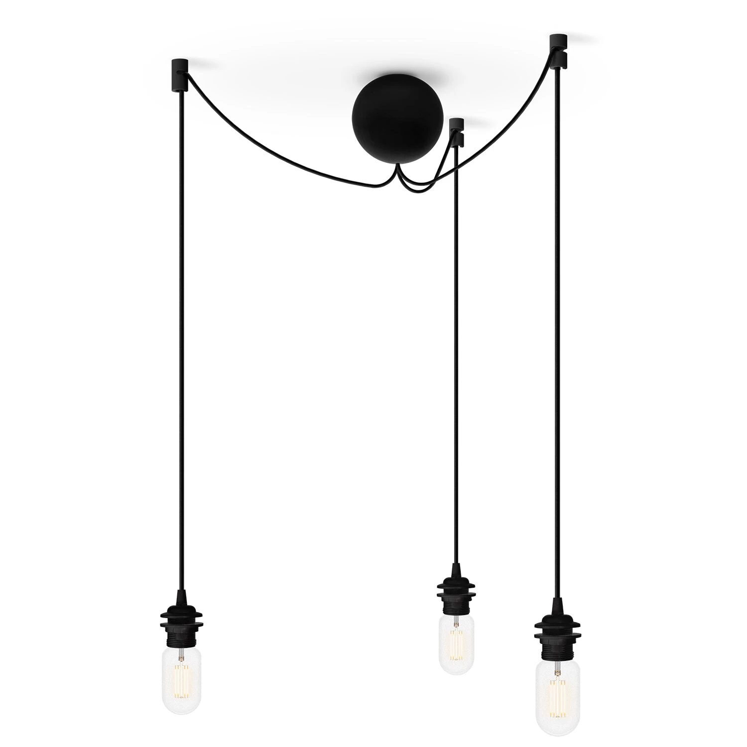 Umage Cannonball Cluster 3 Hanglamp, Zwart 1 Umage Cannonball Cluster 3 Hanglamp, Zwart