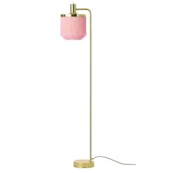 Warm Nordic Fringe Floor Lamp, Pale Pink