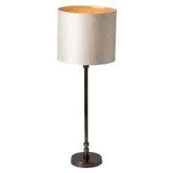Watt & Veke Erica Lampshade 29 Cm, Grey/Gold -Het tijdperk van Lamp. watt veke erica lampshade 19 cm creme gold 25 2